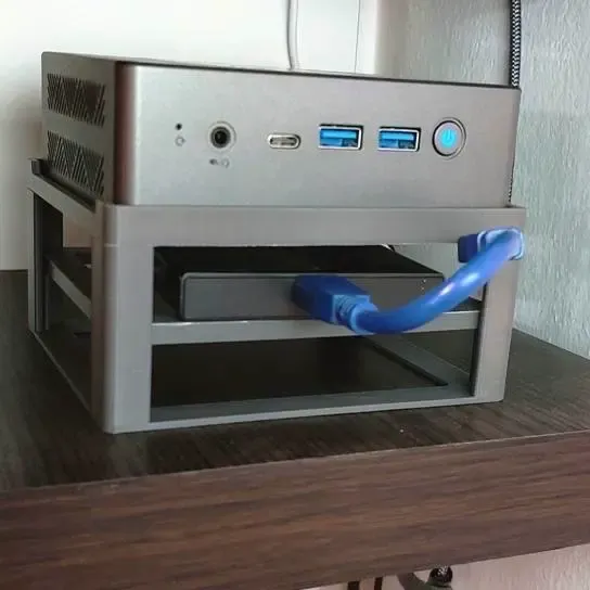 PC Stand Support Bmax B3 B4 B5 B8 , with HDD SDD slot