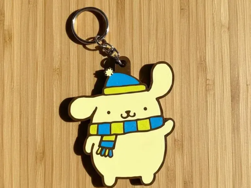 Keychain - Pompompurin Winter