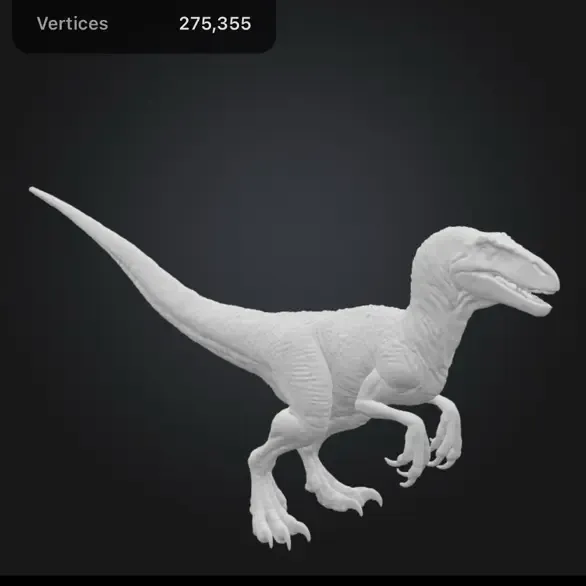 Velociraptor Jurassic Park Blue