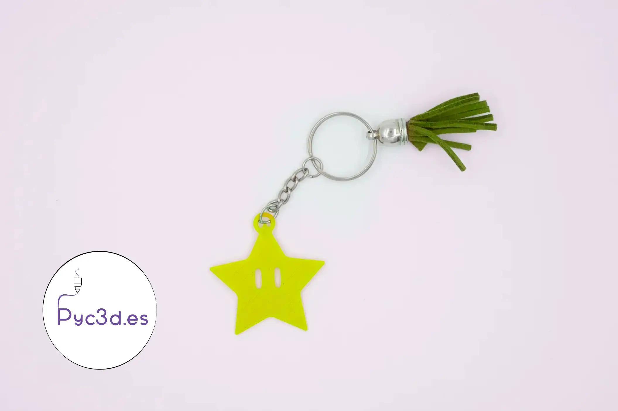 STAR MARIO BROS KEYRING