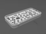 iPhone 8 case with hexagons-0
