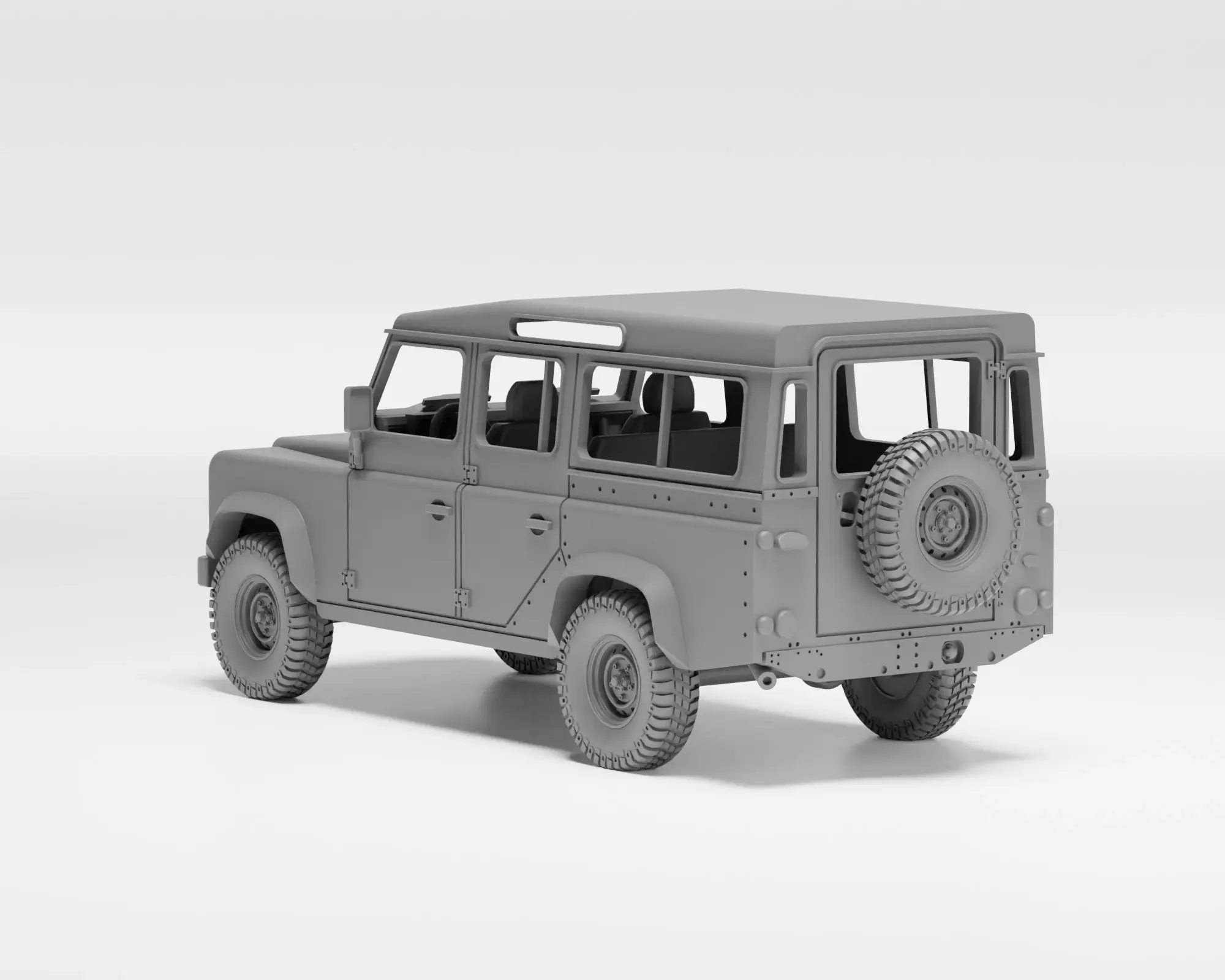 Land Rover Defender 110 - H0 scale car model kit