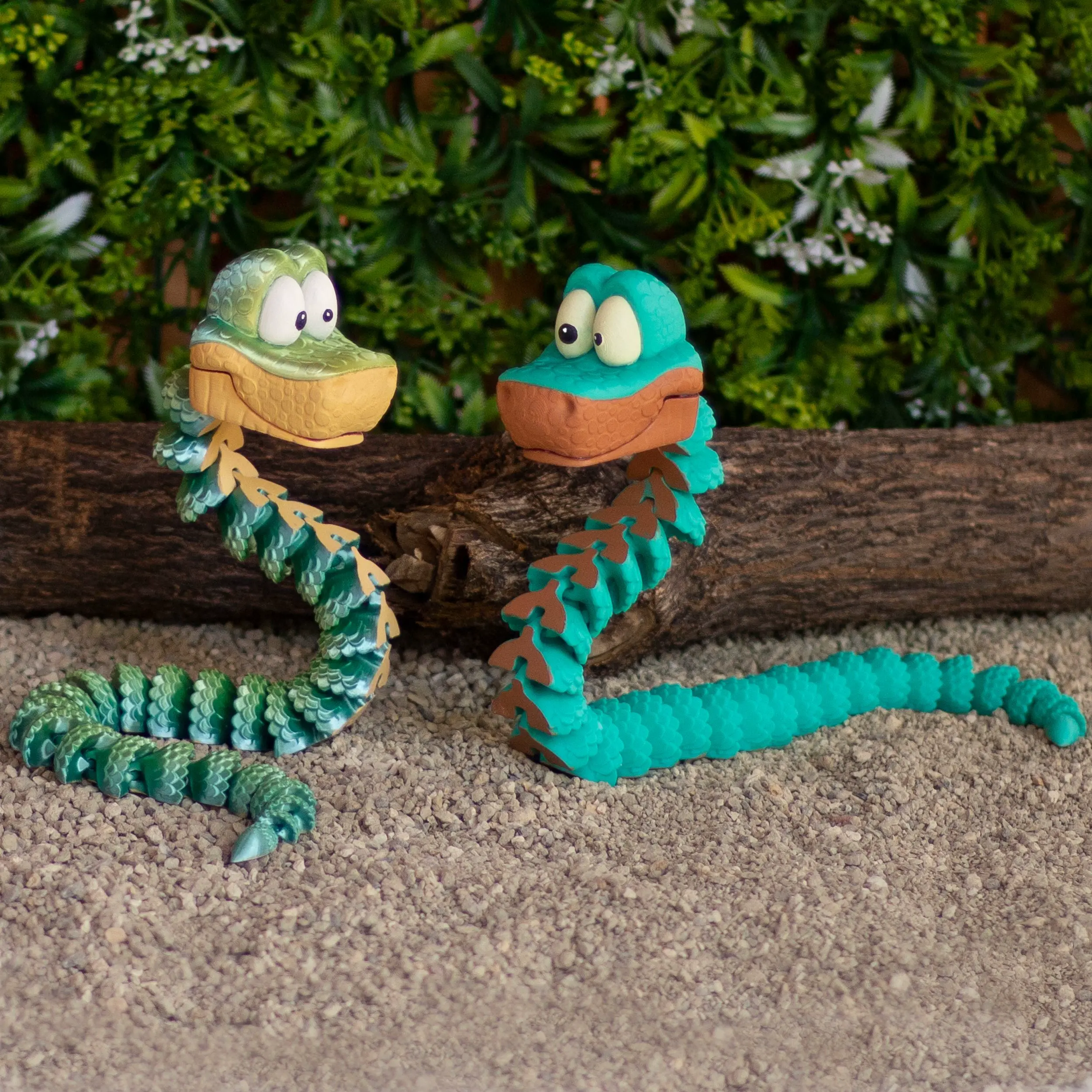 SNAKE CARTOON, FLEXI, PRINT-IN-PLACE