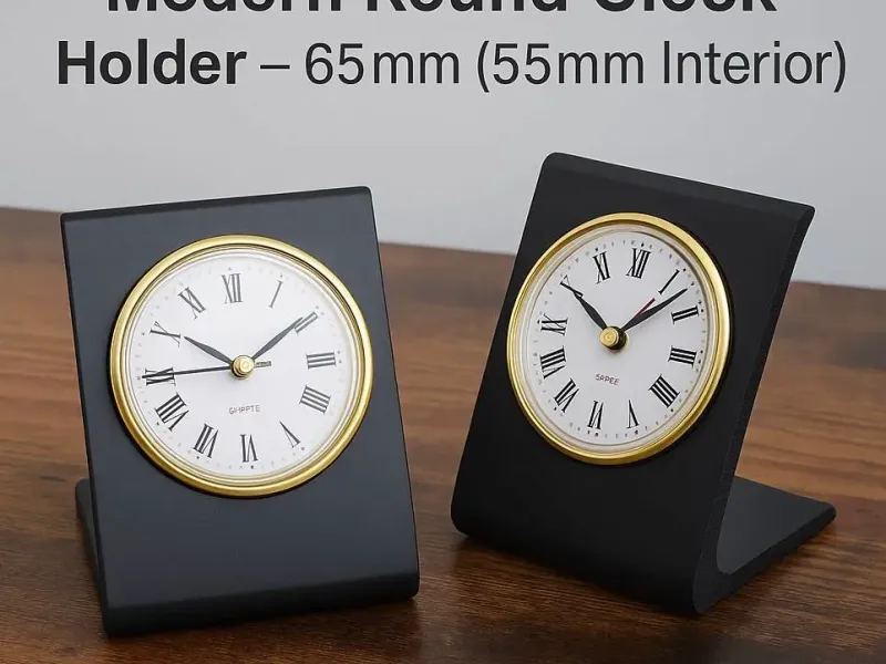 Supporto per Orologio Rotondo Moderno – 65mm (55mm Interno)