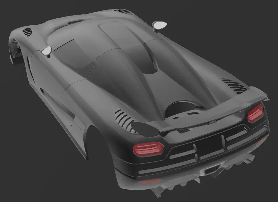 KOENIGSEGG AGERA X RC BODY
