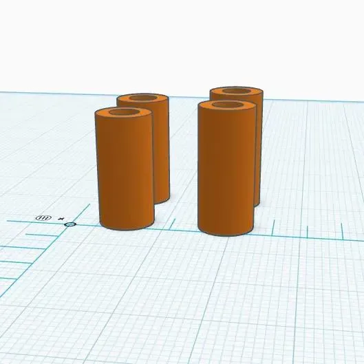 Ender 3 V3 KE Bed Support Pillers