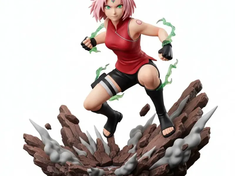 Sakura Haruno Battle Mode 3D Figurine