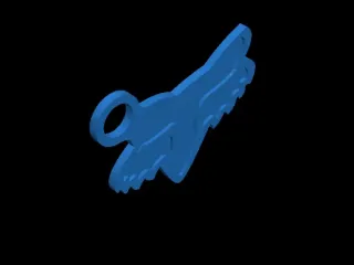 fox racing keychain 