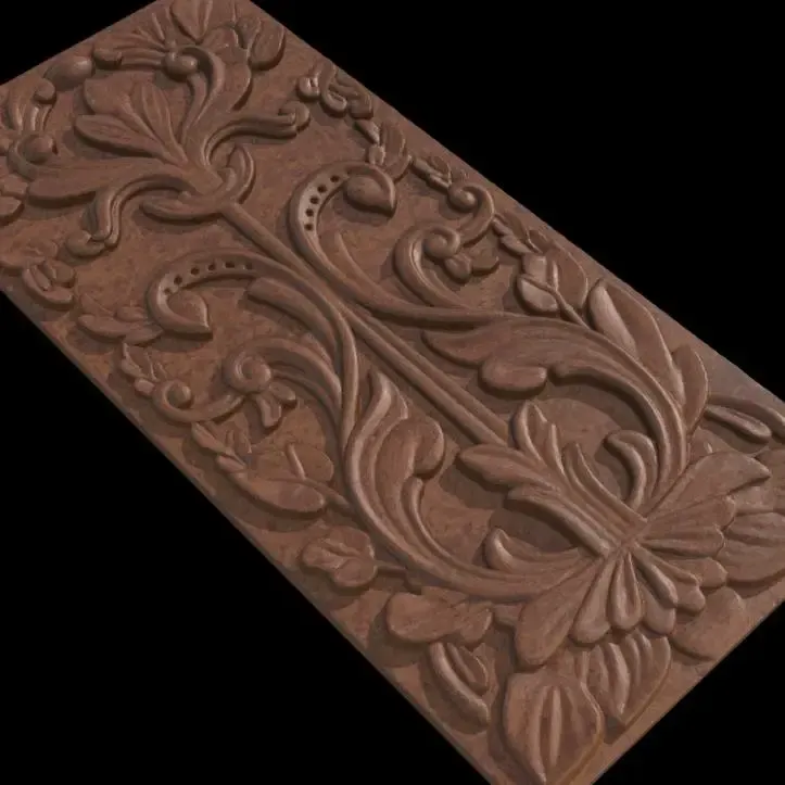 Carved Wood Panel