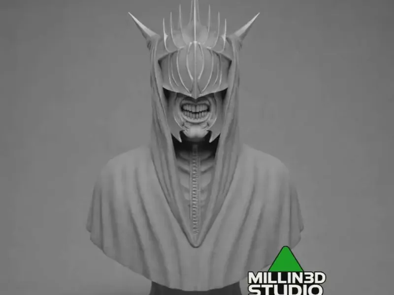 LOTR Lord of the Rings Mouth of Sauron Bust Statue