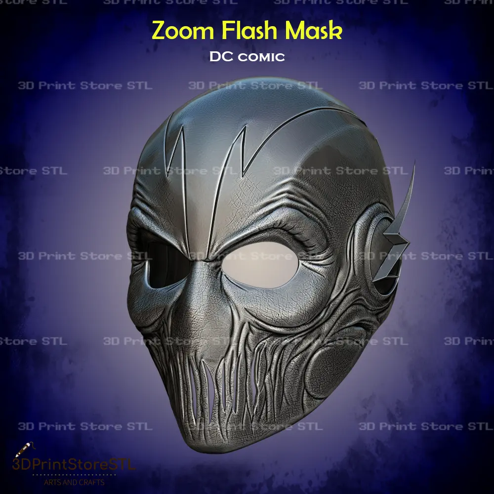 Zoom Flash Mask Cosplay DC - STL File