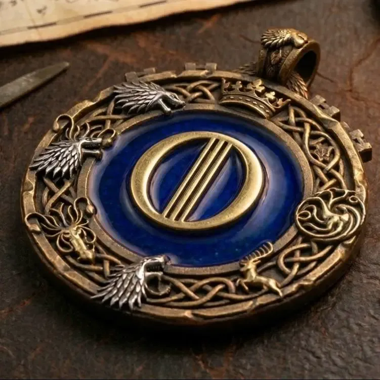 Game of Thrones pendant - Letter O by Aza