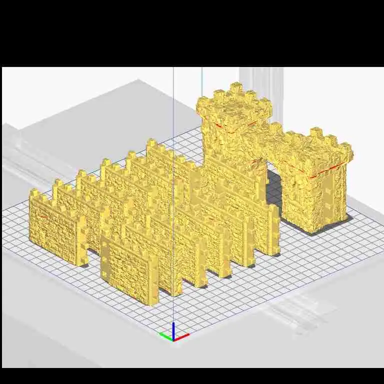 Sistema de paredes modulares - miniaturas warhammer 40k 40000 ter