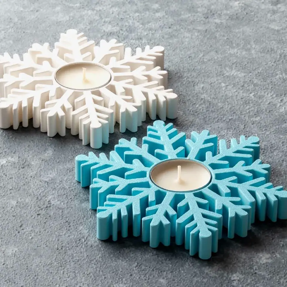 Snowflake Candle Holder