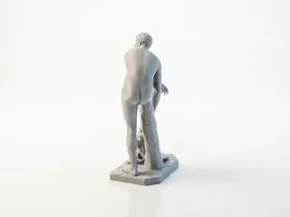 Iron Hermes Classical Sculpture Statue 3D Printable