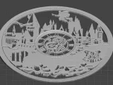 harry potter clock-1