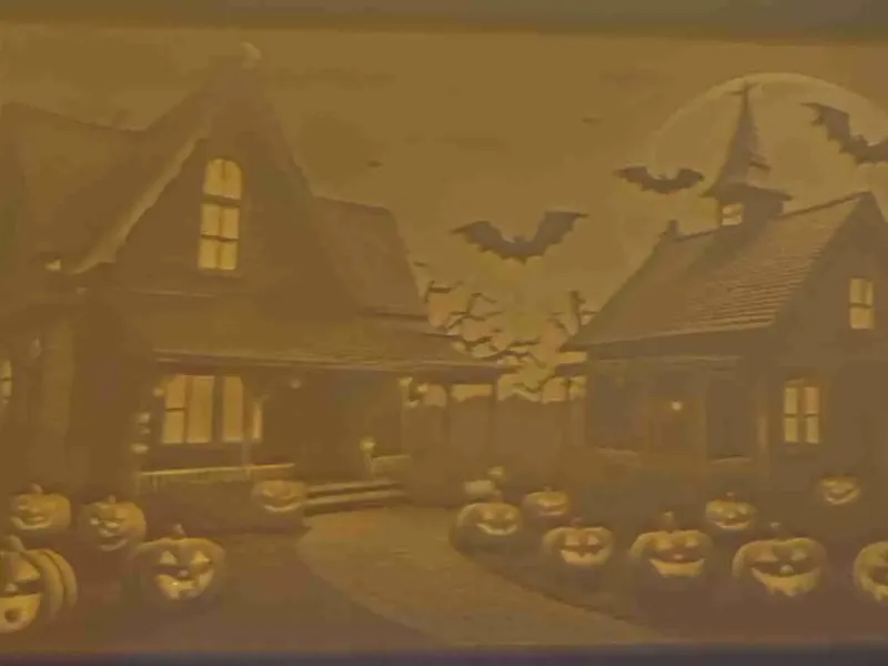 Spooky lithophane for Halloween