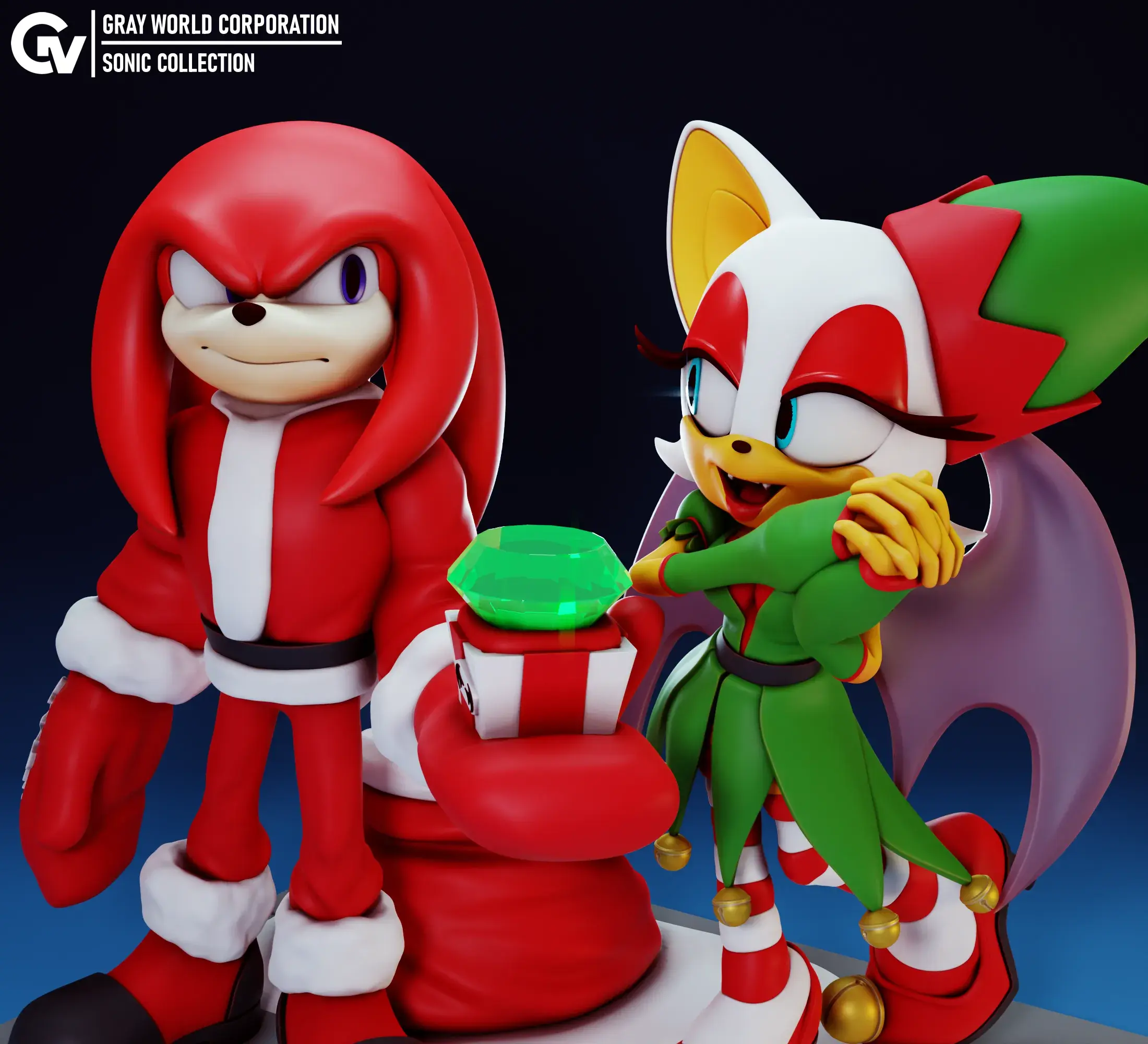 Руж и Наклз "Время каникул" | Sonic The Hed