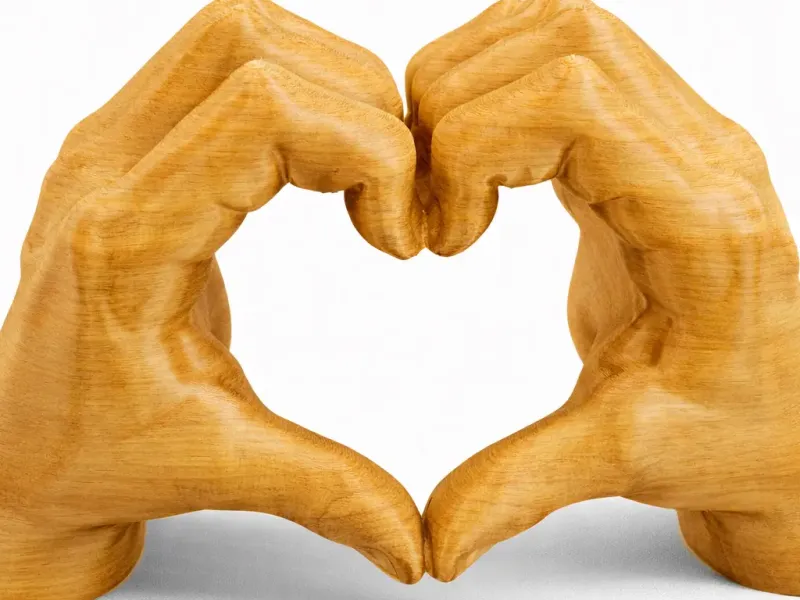 Hands forming a heart ❤️