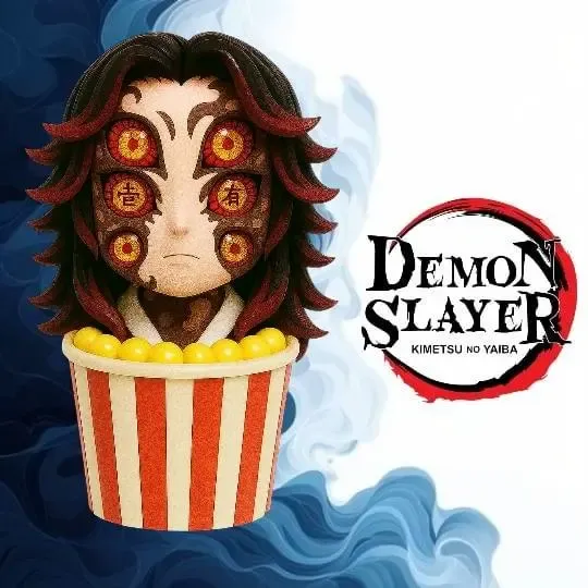 demon slayer kokushibo popcorn