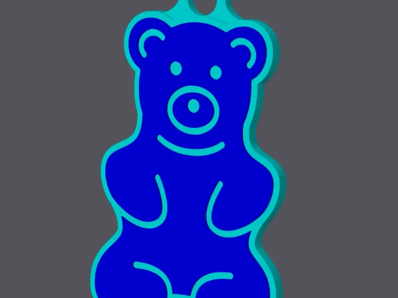 Gummy Bear - Keychain v2
