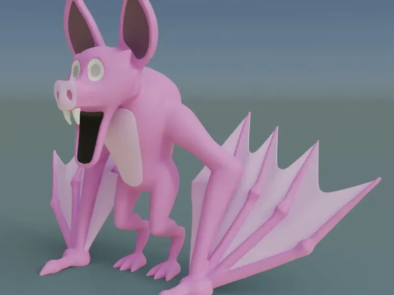 The Bat Monster 99 Nights in the Forest Roblox Fan Art