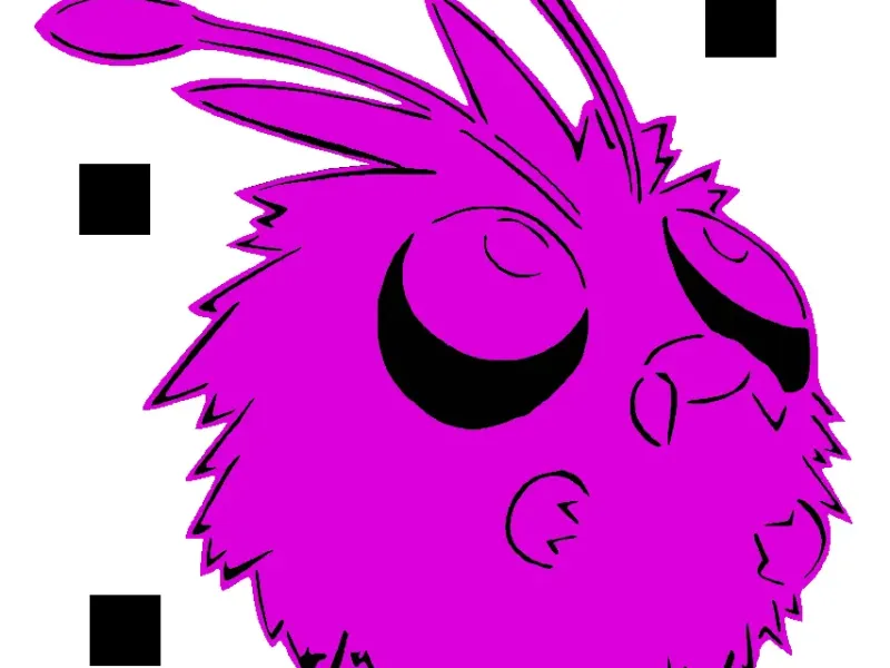 048 Venonat sjabloon + 2D