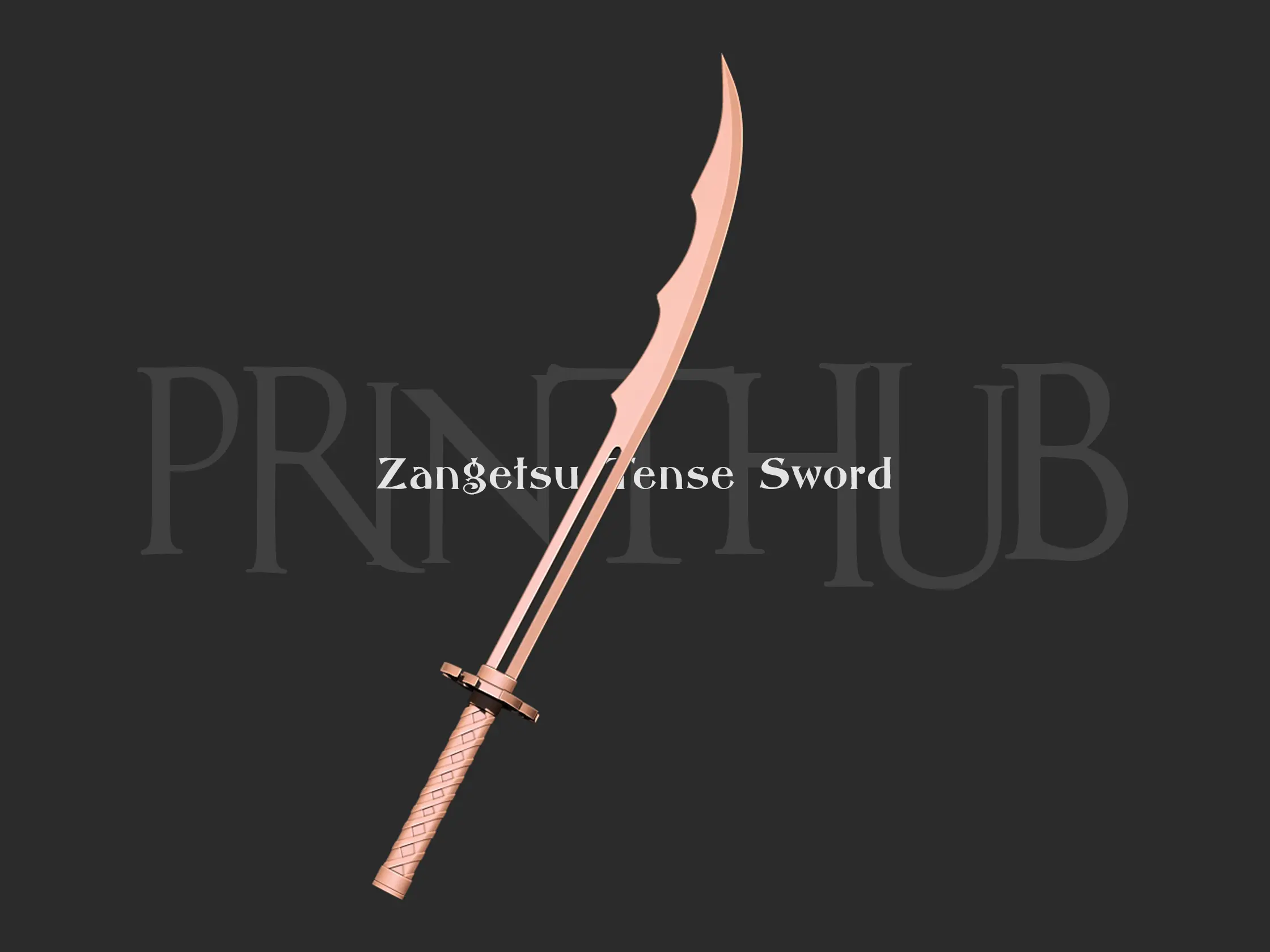 Bleach Ichigo Kurosaki's Zangetsu Sword cosplay