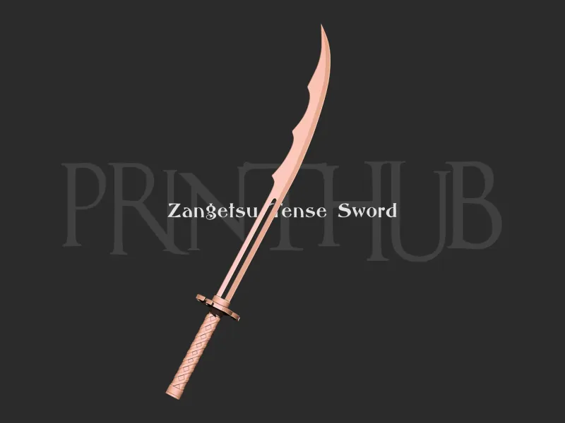 Bleach Ichigo Kurosaki's Zangetsu-zwaard cosplay