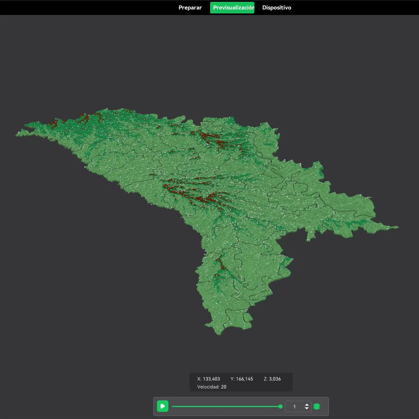Moldova Processing File 3D Printer Files | 3MF File | Districts of Moldova. 3D Map puzzle (37 ...