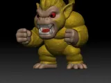 Ōzaru dorado version chibi-2