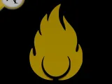 Simple Flame Symbol - 2D Art-0