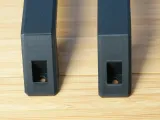 Modern Angular Front Mounted Drawer Pull or Door Handle-1