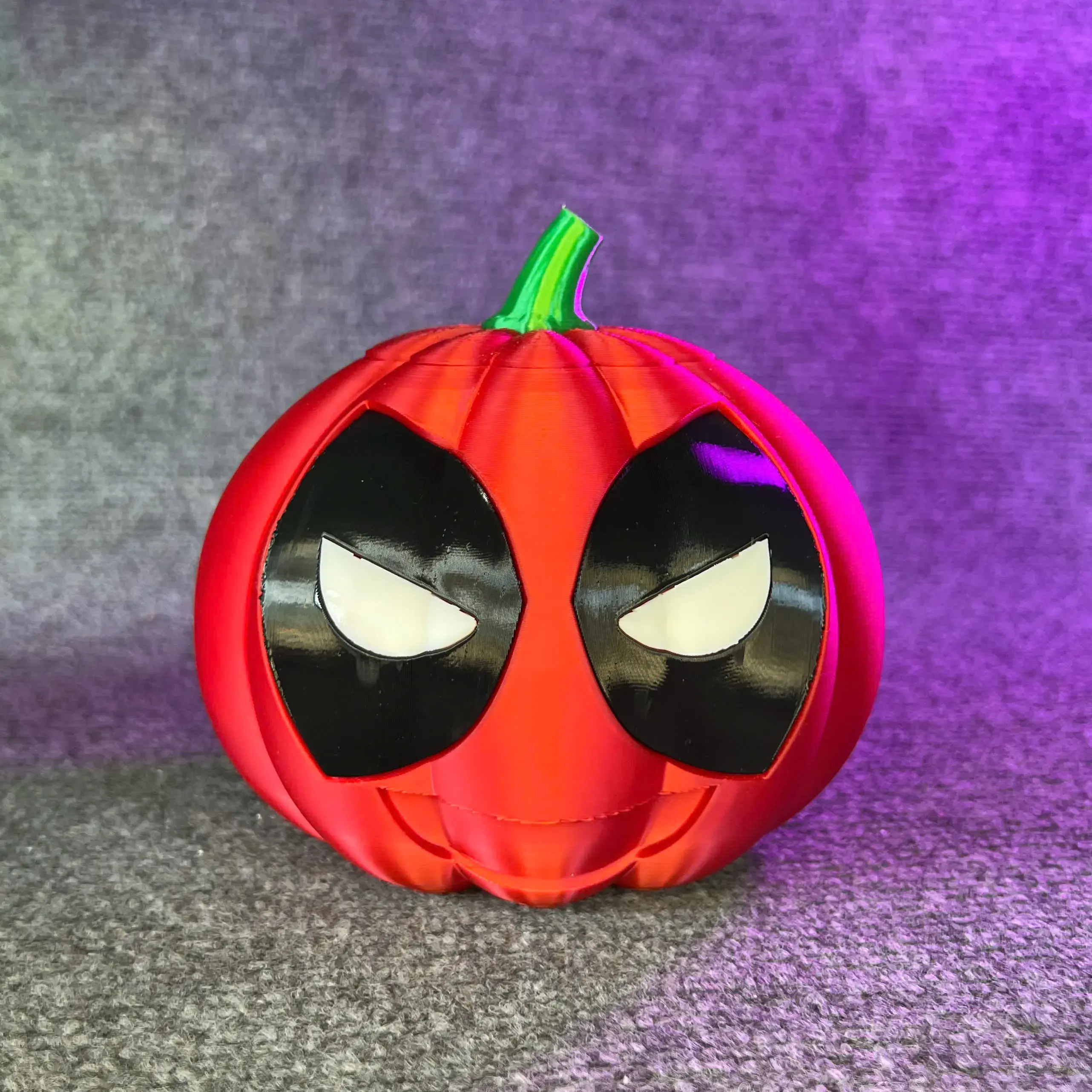 Halloween Pumpkin Deadpool - Seperated Parts & Multicolor