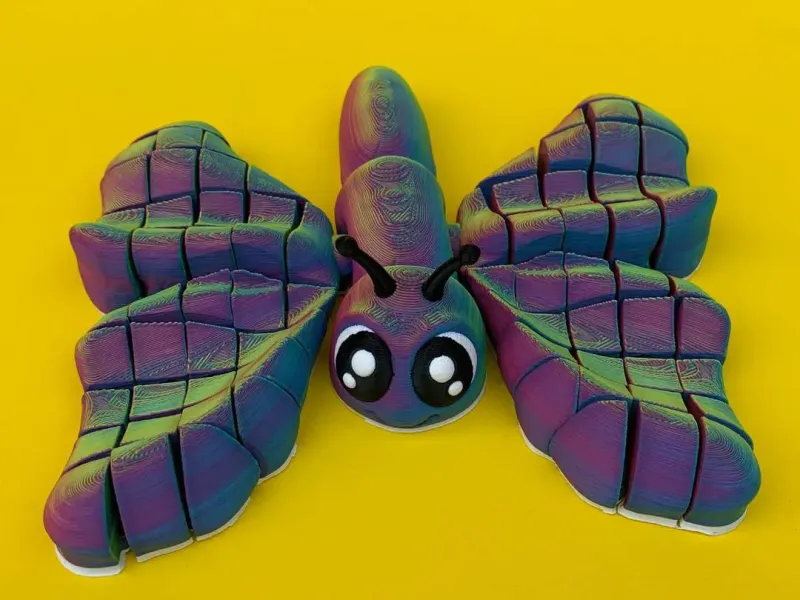 Ultra Flexi Butterfly, Articulated Winged Fidget Toy