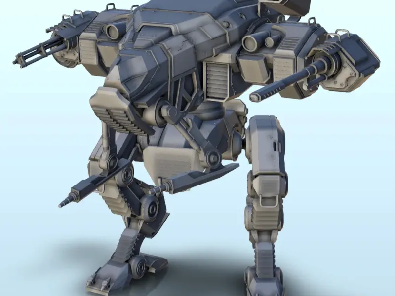 Xoren Kampfroboter (8) - sci-fi science fiction future 40k b