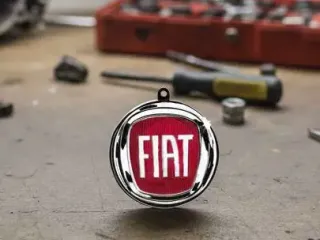 Fiat Logo Keychain – Multi-Color / Single Color Option