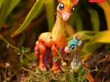 CUTE GIRAFFE & BABY GIRAFFE ARTICULATED-1