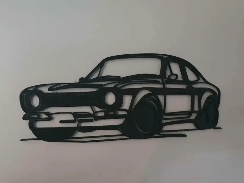 Classic Ford RS Wireframe Wall Art