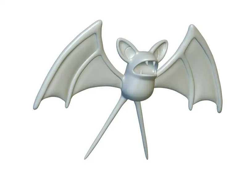 Pokemon Zubat #41 - Gata pentru imprimarea 3D!