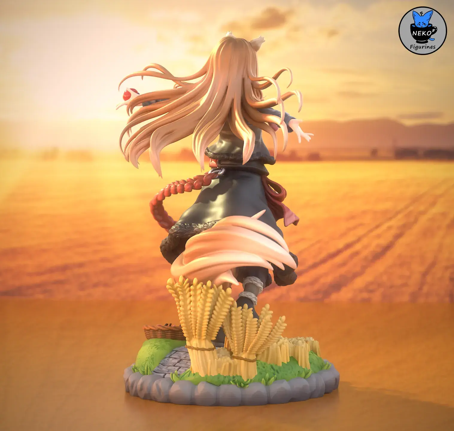 Holo - Spice and Wolf Anime Figure for 3D Printing