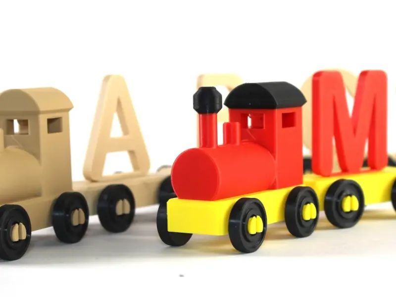Trem de Letras - Alfabeto Personalizável