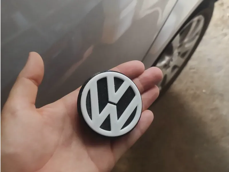 VW wheel cap 66mm flat ASMR click