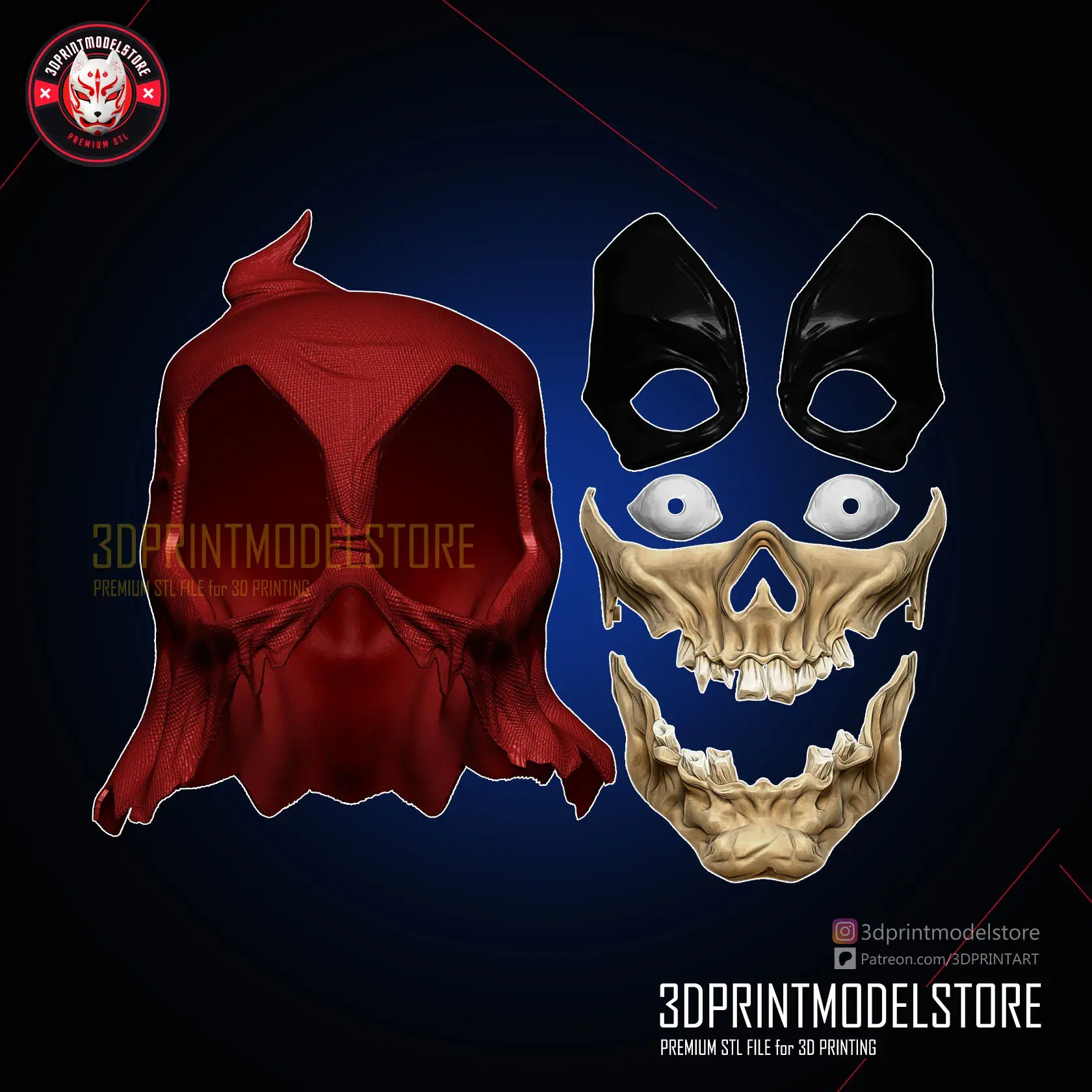 Headpool - Deadpool Zombie Casco - Marvel Cosplay Máscara