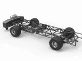 Chassis of 4wd pulling truck Scale 1:25-7