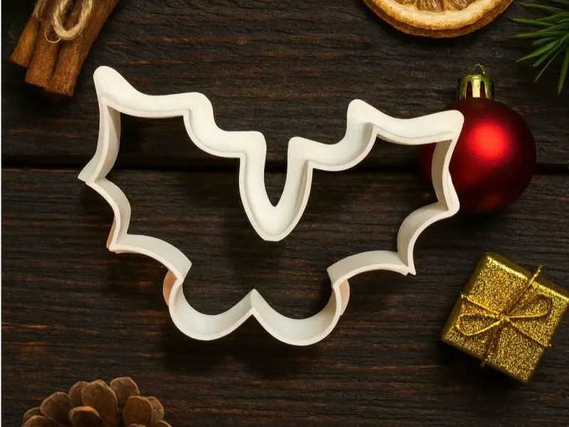 Christmas Holly Cookie Cutter