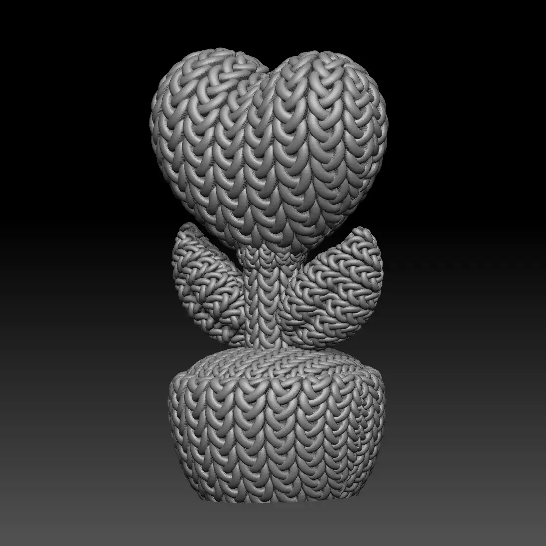 Knitted Love Plant