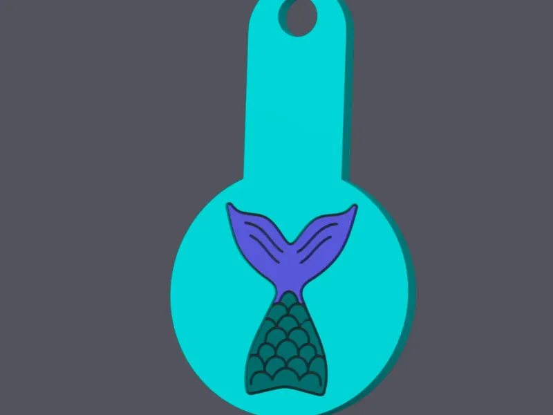 Mermaid Tail - Shopping Cart Coin