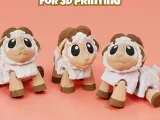 Articulated Ram STL & 3MF – Flexi Fidget Toy for 3d printing-5