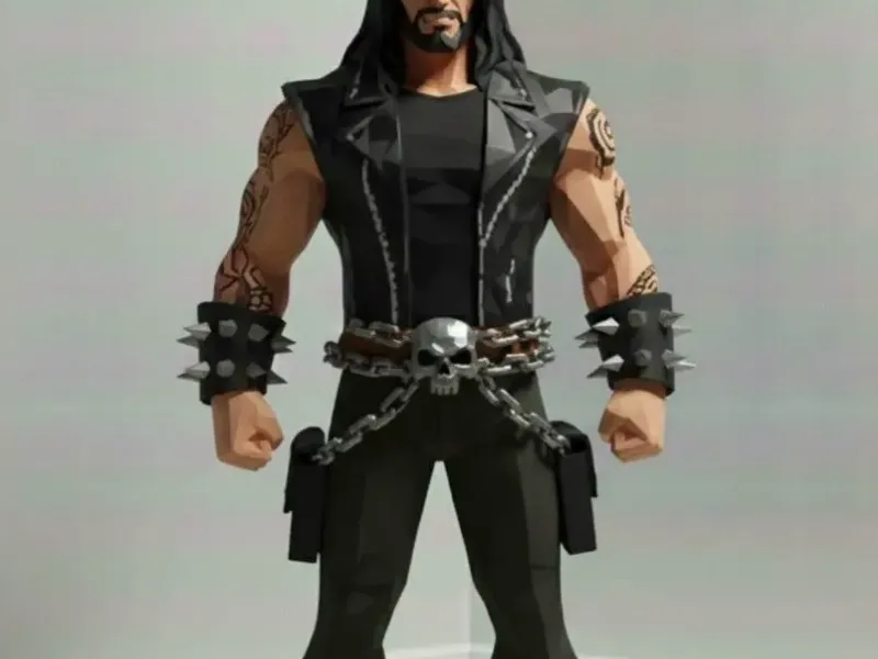 Lobo o Anti heroi  - low poly